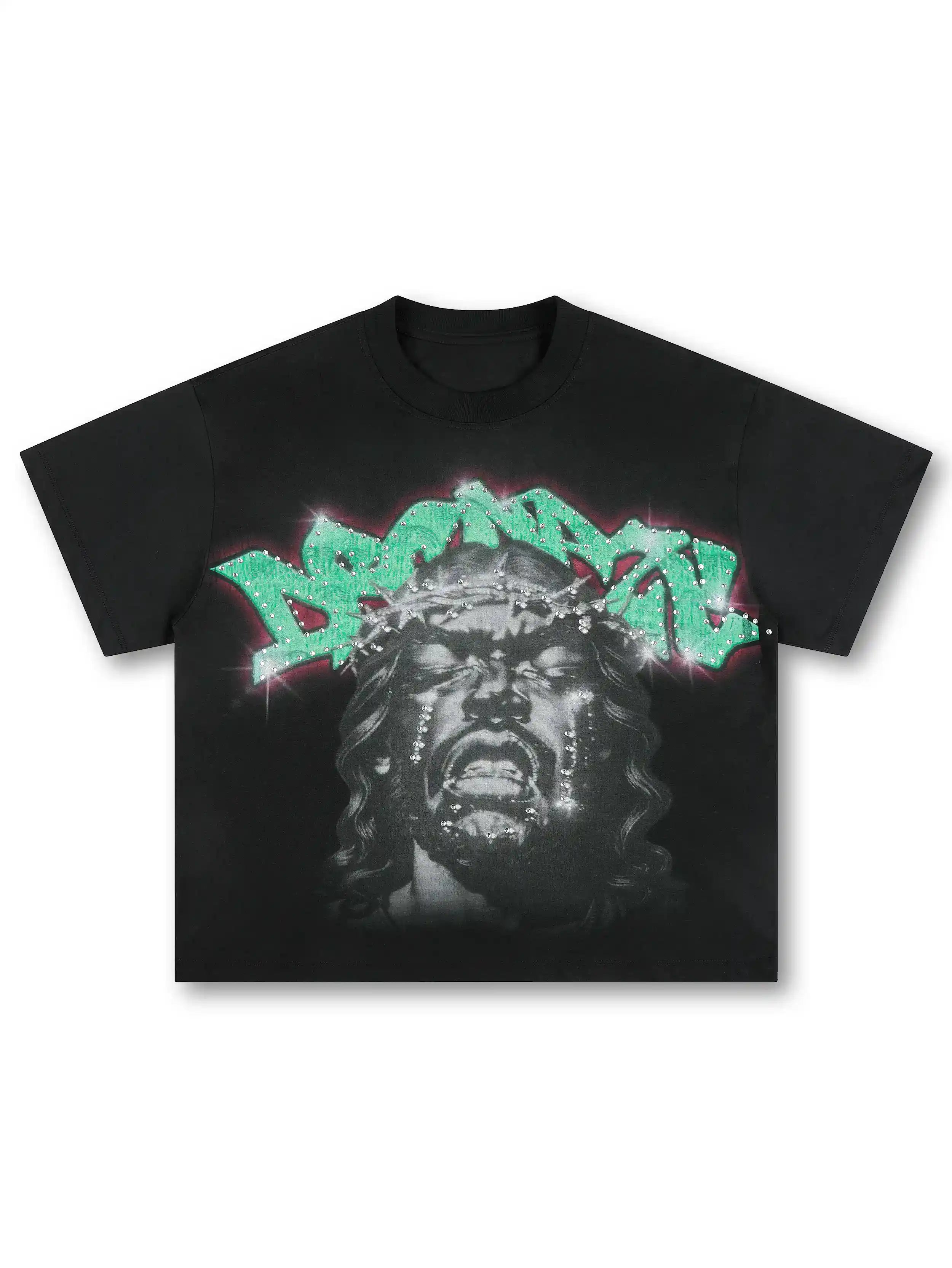 T-shirt Bling Jésus qui pleure-529