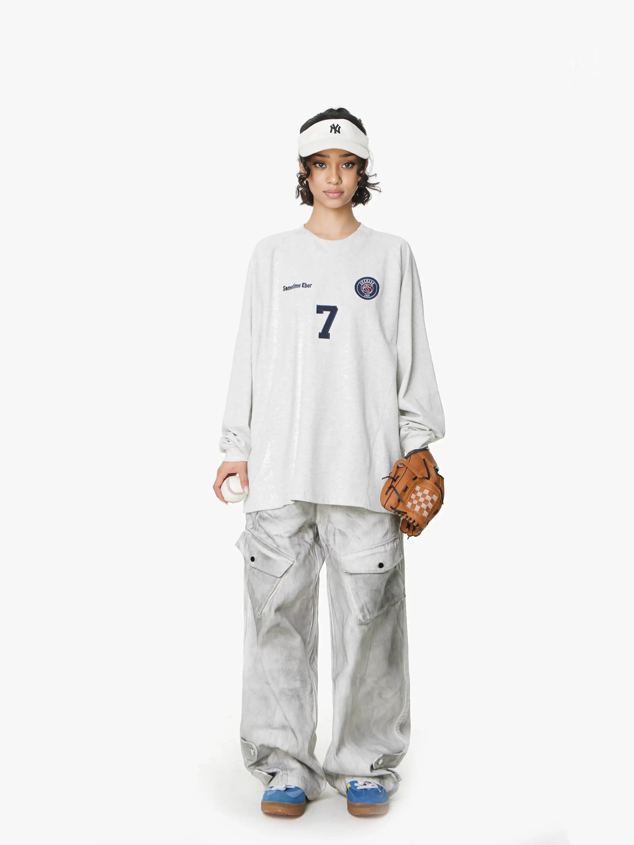 College League Streetwear Long Sleeve T-Shirt-S1105