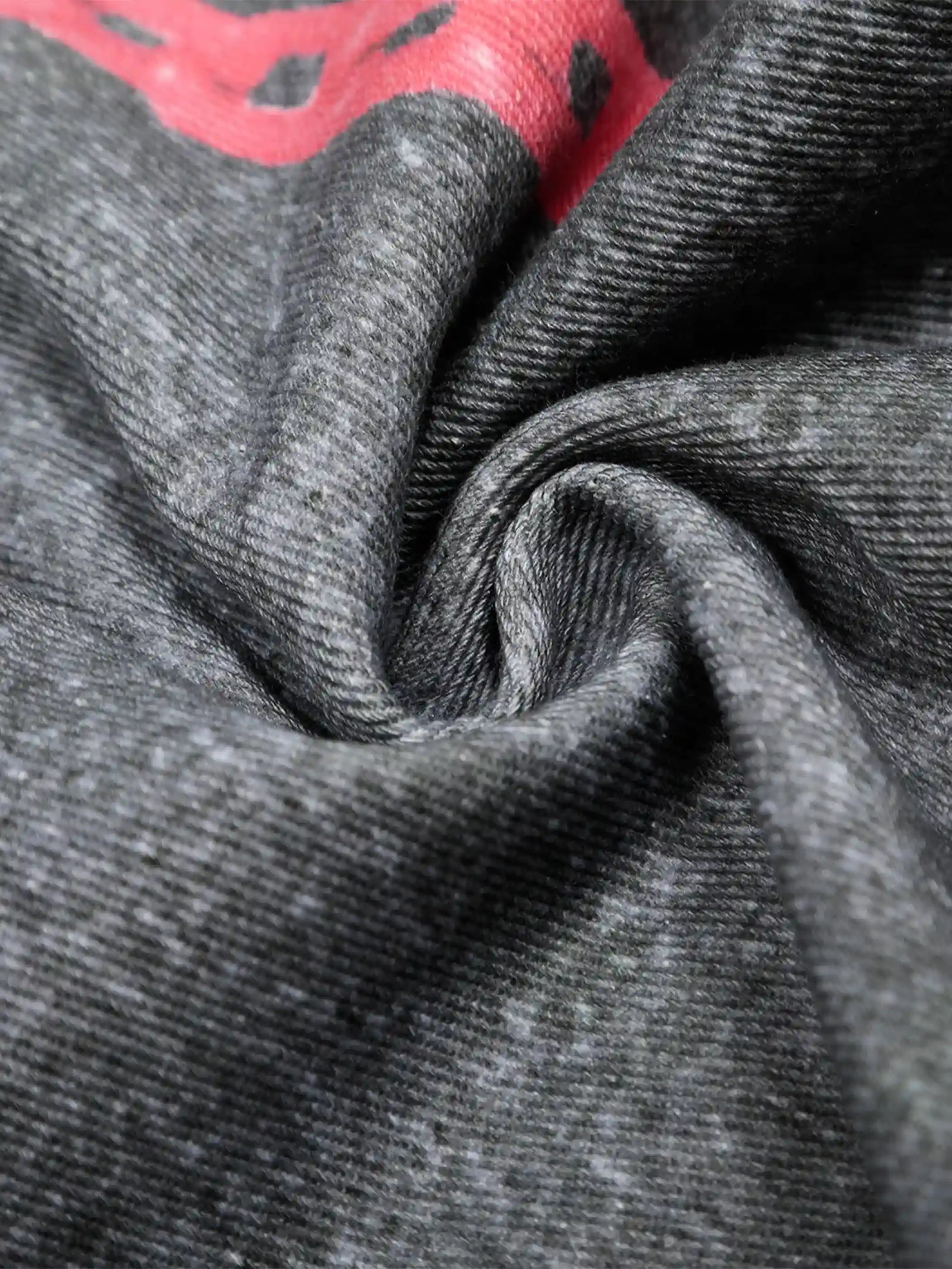 Graffiti Decorated Denim Shorts-S1058