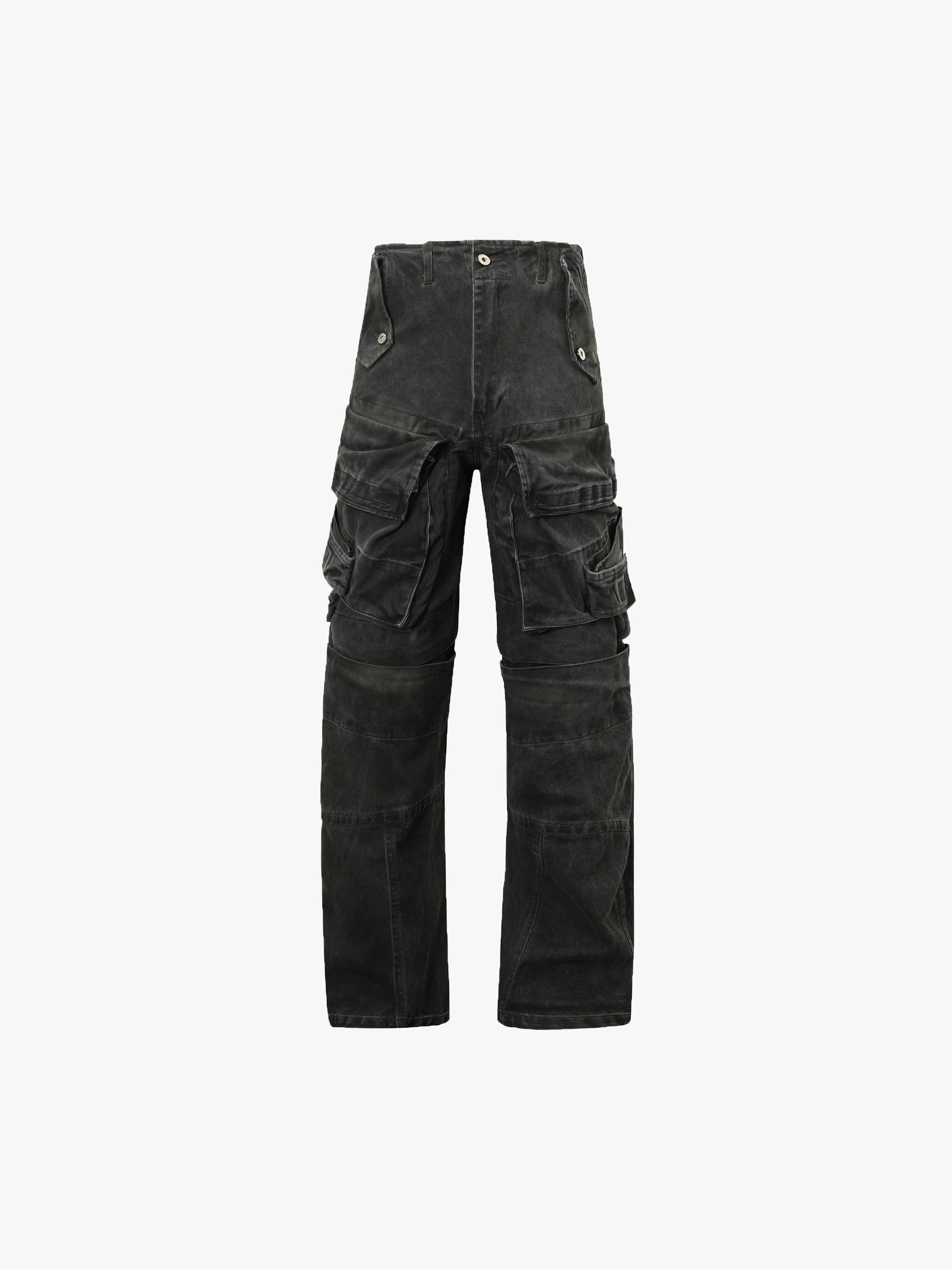 Military Street Denim Pants-s953