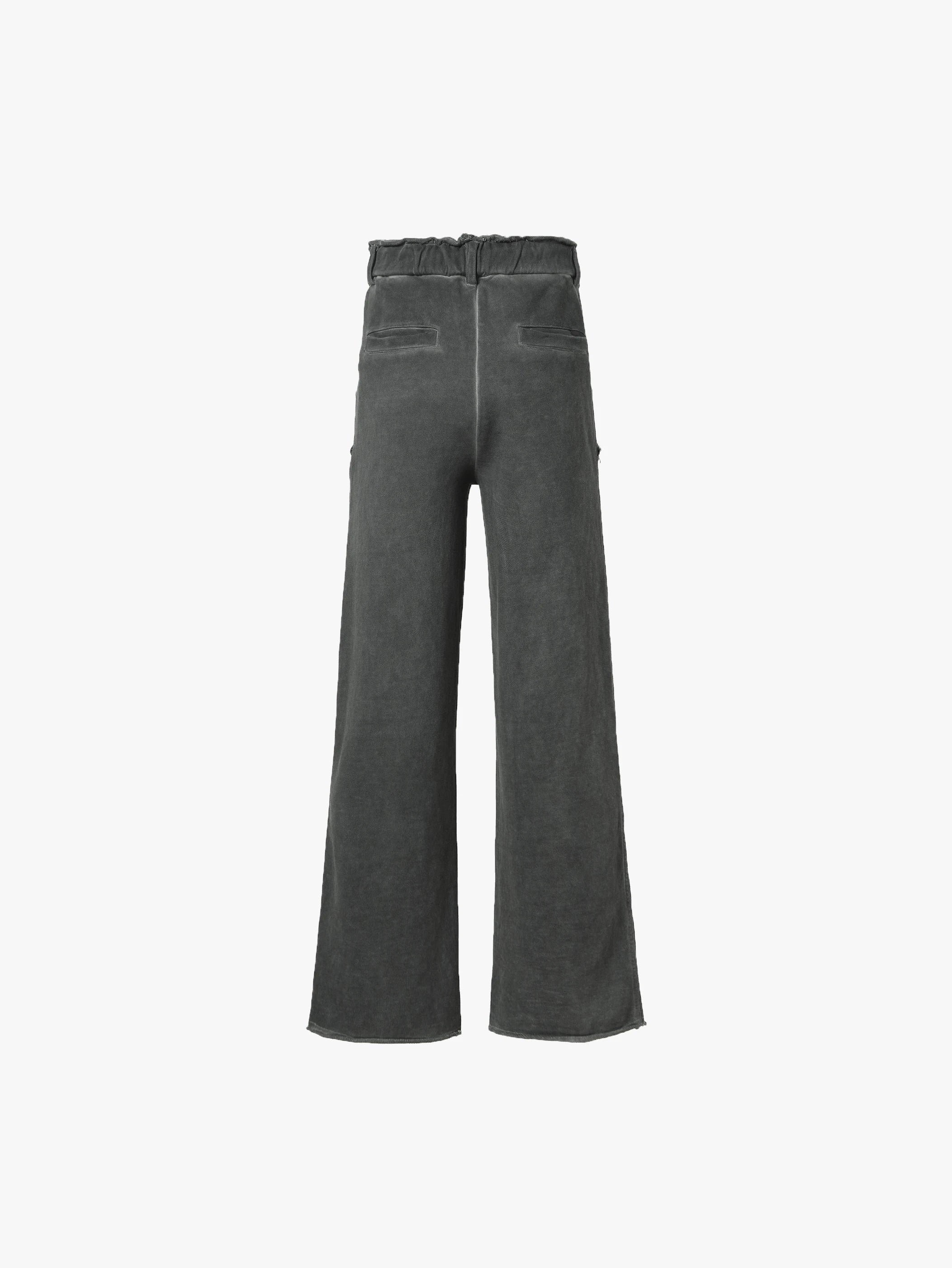 Drawstring Cargo Jeans with Multiple Pockets and Wide-Leg Design Trendy Streetwear Fashion - S988