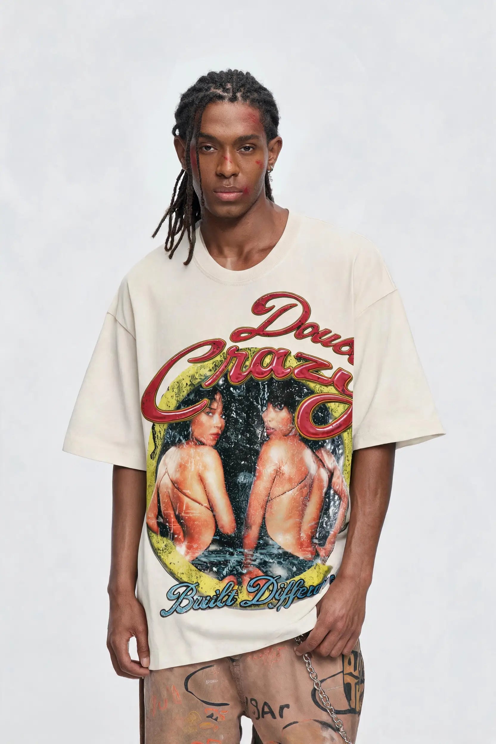 90s Faded R&B Poster Loose Tee-619