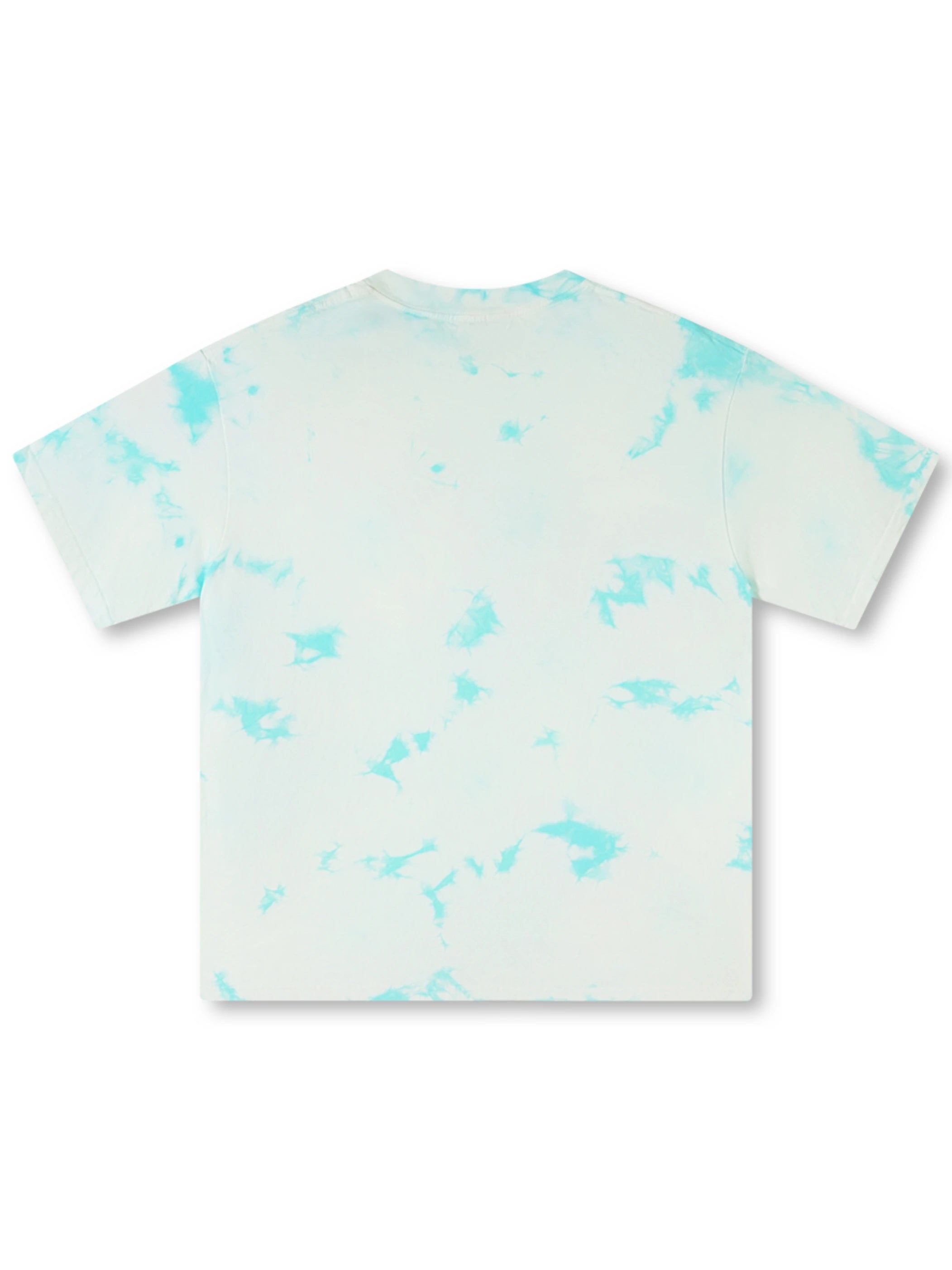 Floral Rhinestone Tie-dye Tee-477