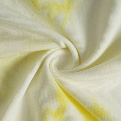 Floral Rhinestone Tie-dye Tee-477