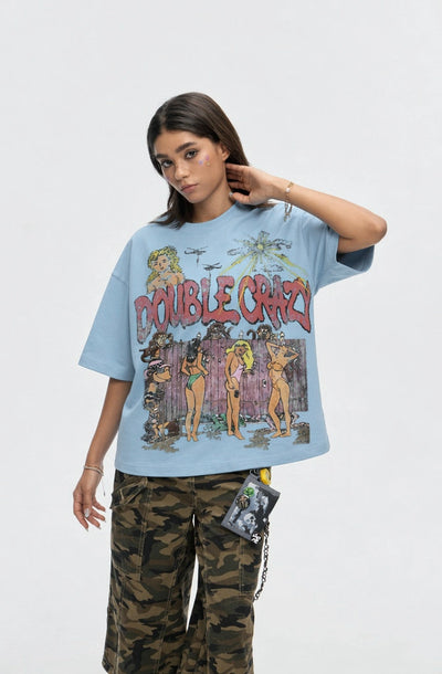 90s Vintage Bikini Graphic Tee-533