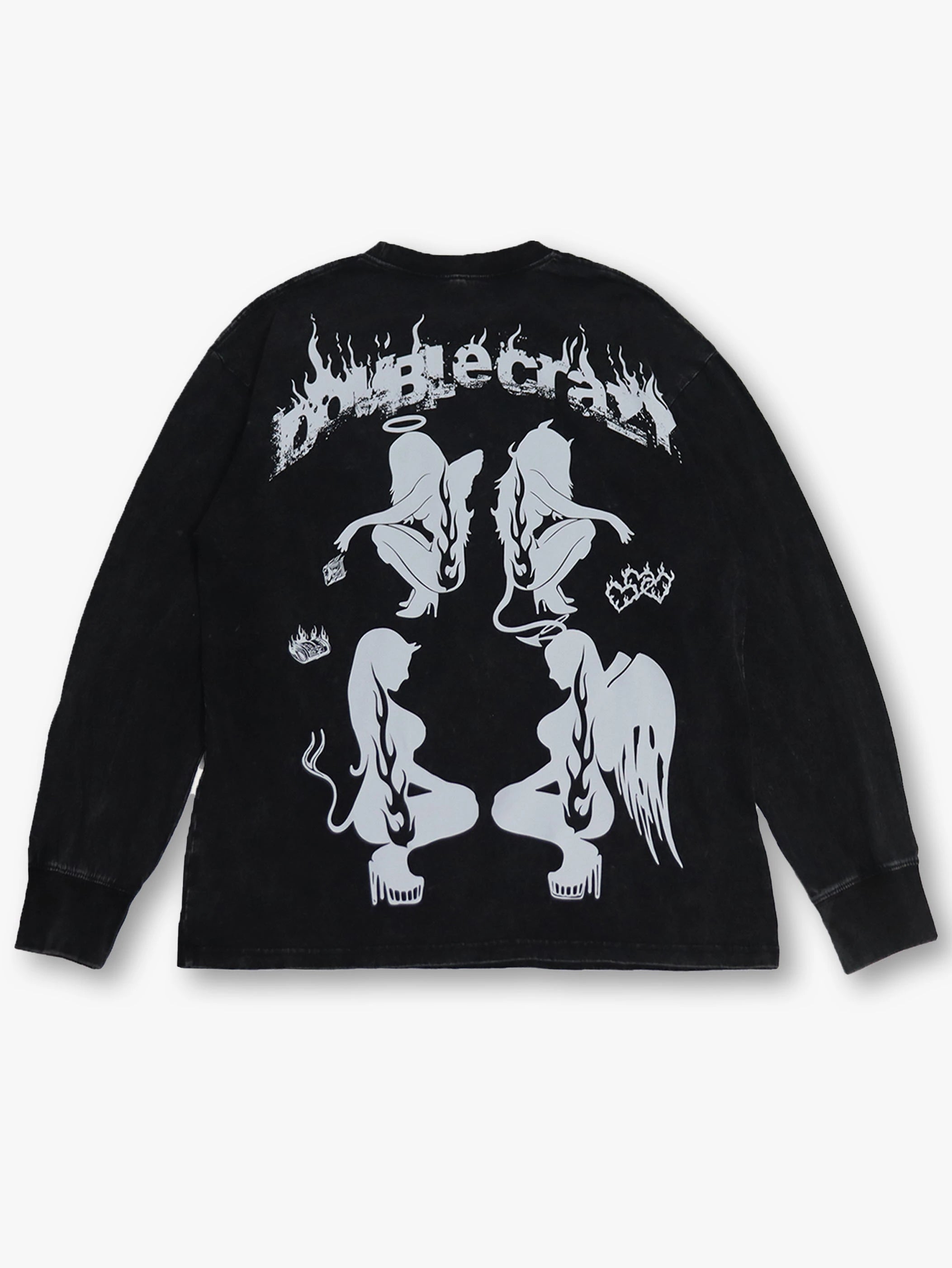 Flame Angel & Devil Long Sleeve -004