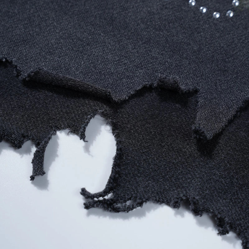 Jesus Skyline Rhinestone Boxy Tee-548