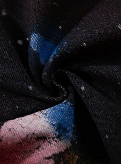 Red Chaos Trap Jeans-S1191