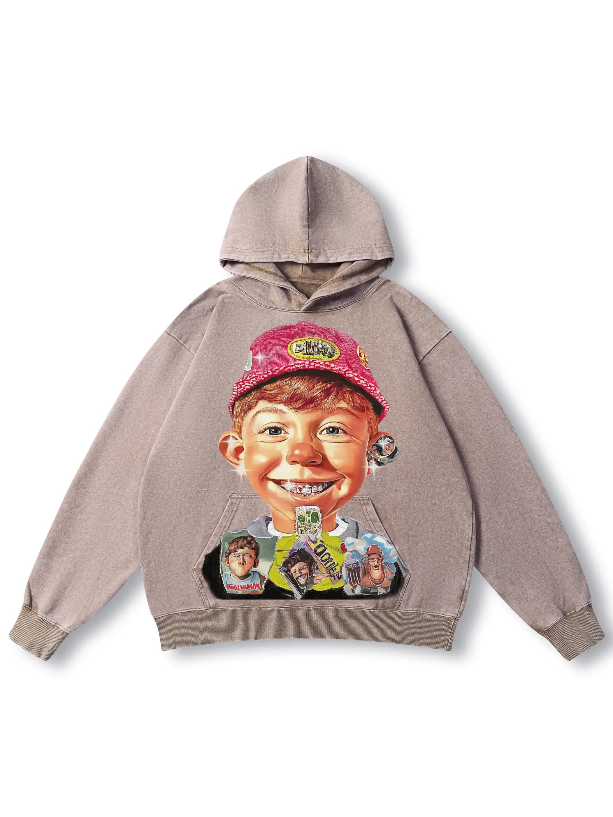 Puppet Chaos Retro hoodie-066W
