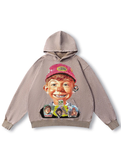 Puppet Chaos Retro hoodie-066W