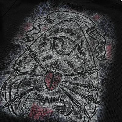 Distressed Sorrow Boxy L/S-778