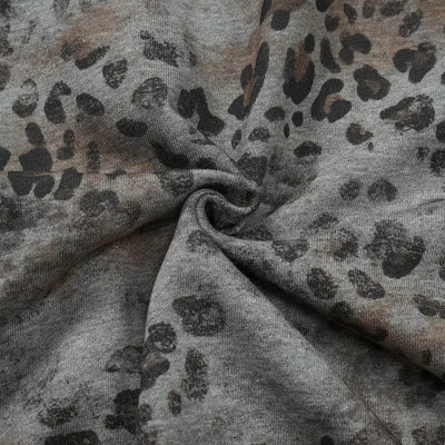Contrast WOW Leopard Hoodie-770