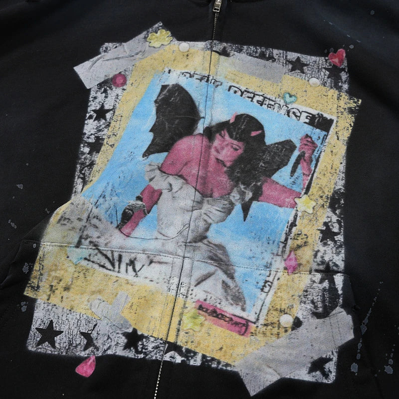 Faded Scrapbook Vixen Zip-772