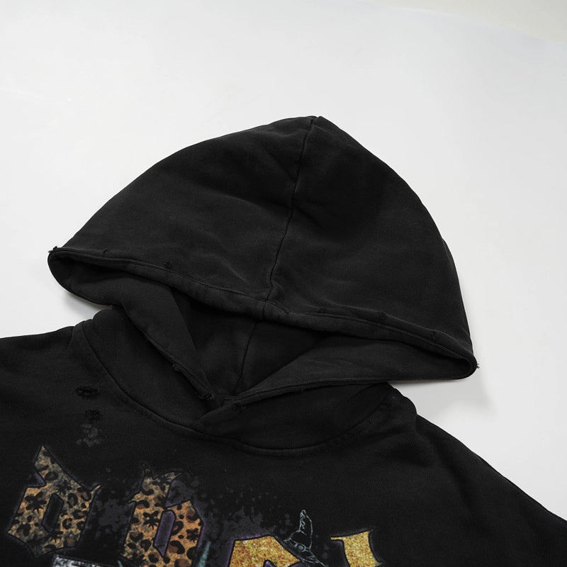Sweat à capuche 400G Distressed Mugshot-785