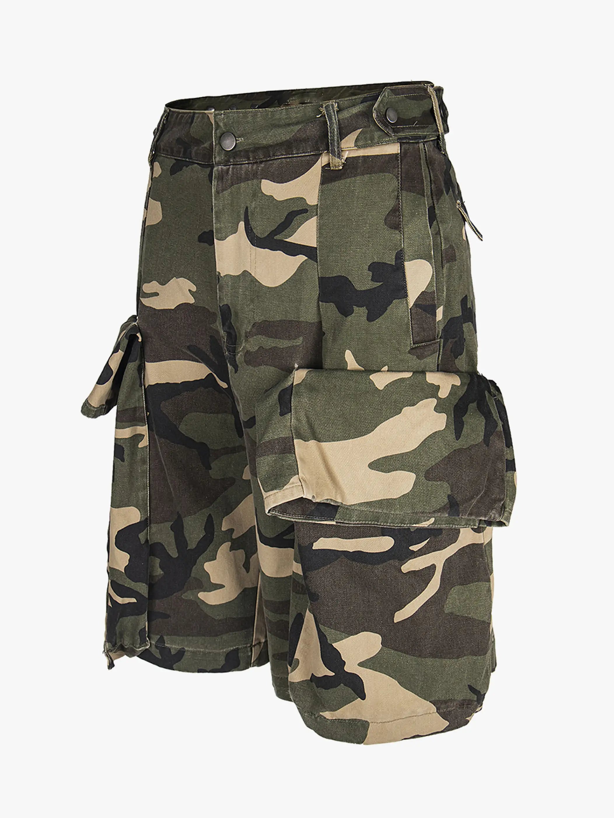 Dual Tone Cargo Shorts-S1102