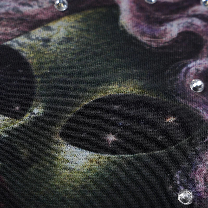 Sweat à capuche Alien Vixen délavé-794