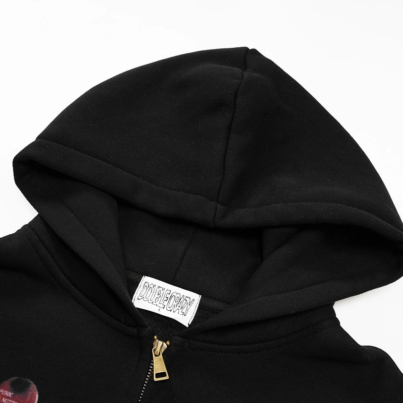 Sweat à capuche zippé Royal Angel-757