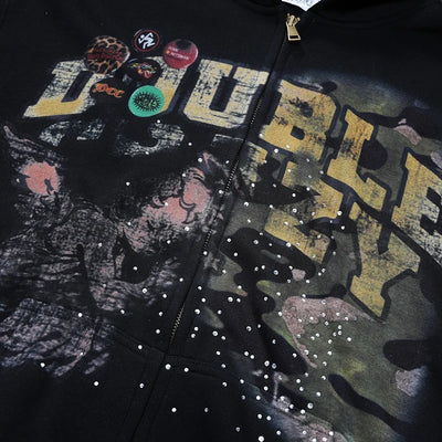 Sweat à capuche zippé Royal Angel-757