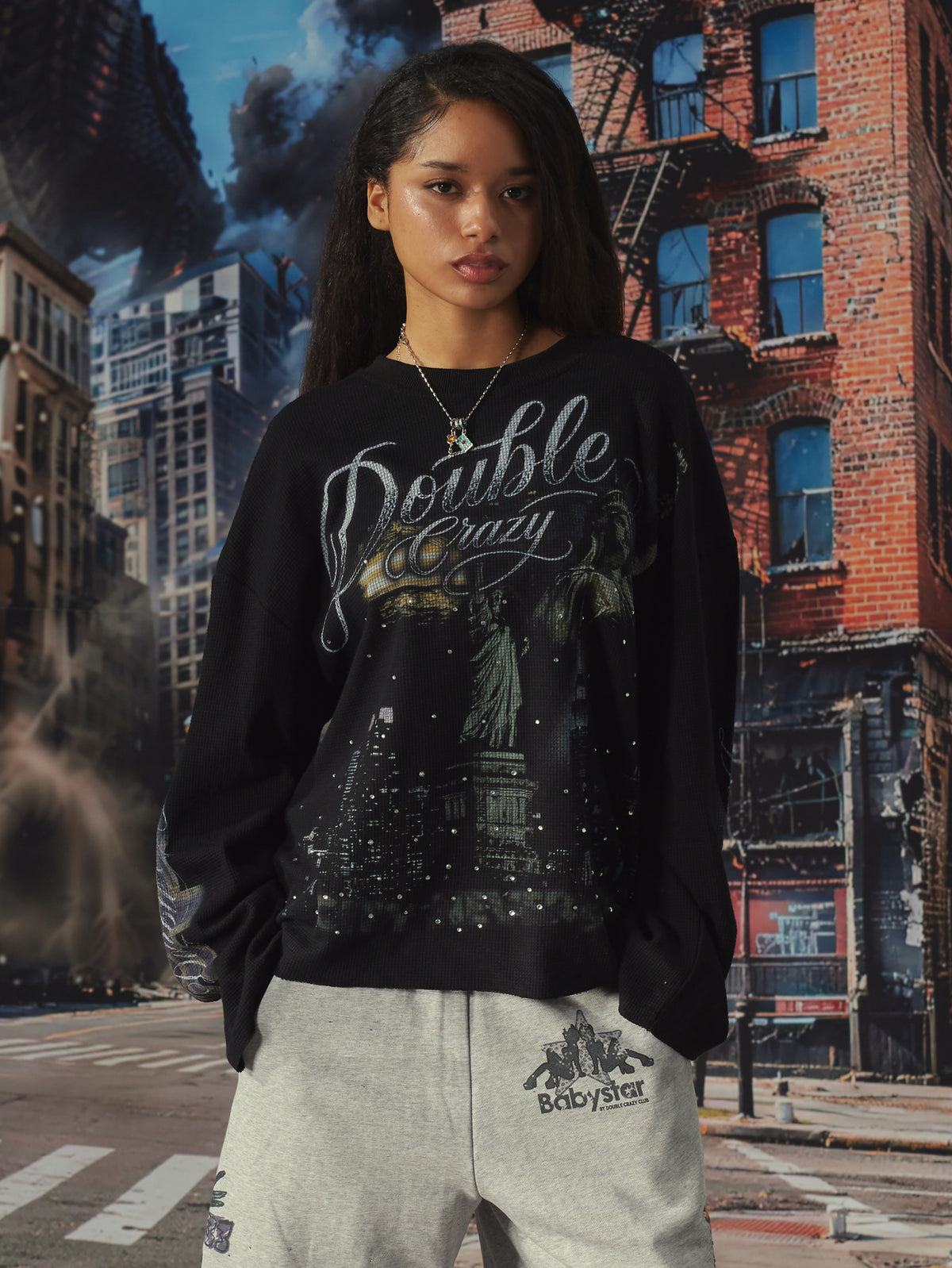 Bling City Never Sleeps L/S-658