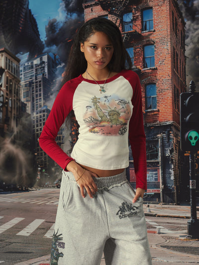 Doomsday Liberty Fitted Raglan-741