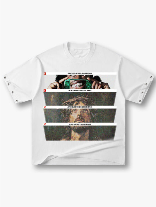 Graphic T Shirt Religious Internet Vintage Streetwear Tee-172