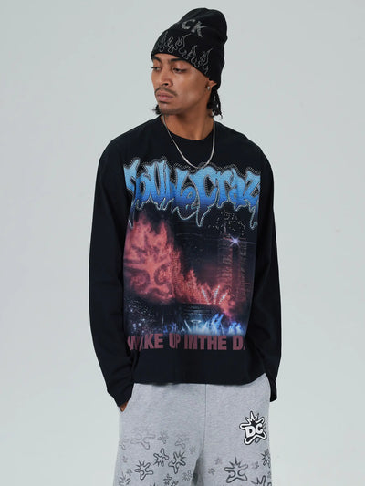 Concert Faded Boxy L/S-721