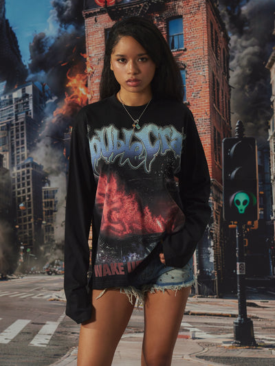 Concert Faded Boxy L/S-721