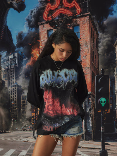 Concert Faded Boxy L/S-721