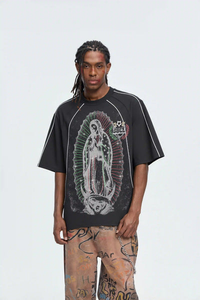 Iced Out Guadalupe Baggy Jersey-615