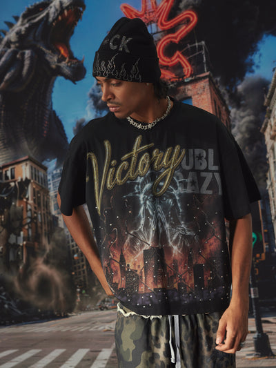 T-shirt Burning City Liberty-660