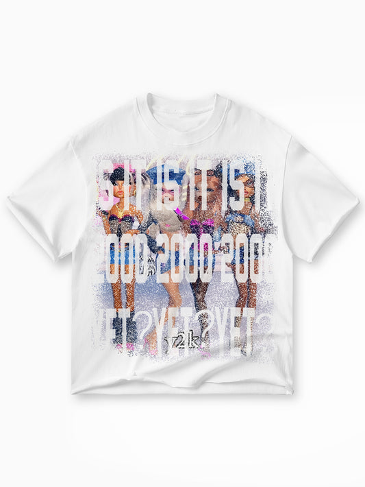 Y2K Barbie Girl T Shirt Women Vintage Graphic Aesthetic 2000s Streetwear Tee-175