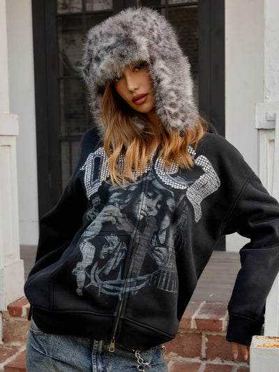 Sudadera con capucha Ángel Eterno-391