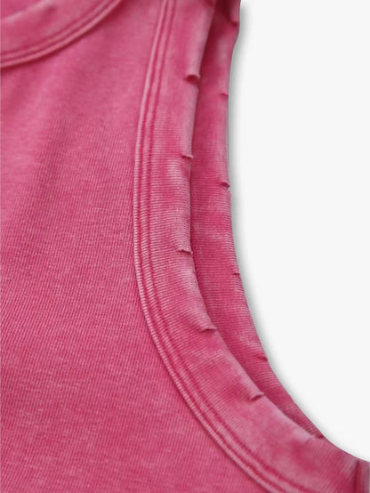 Pink Bling Middle Finger Vest-249