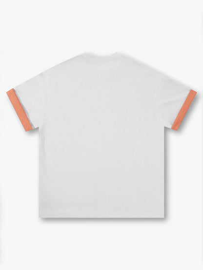 Double-Sided Two-Tone Alien Street Buddies T-shirt-248