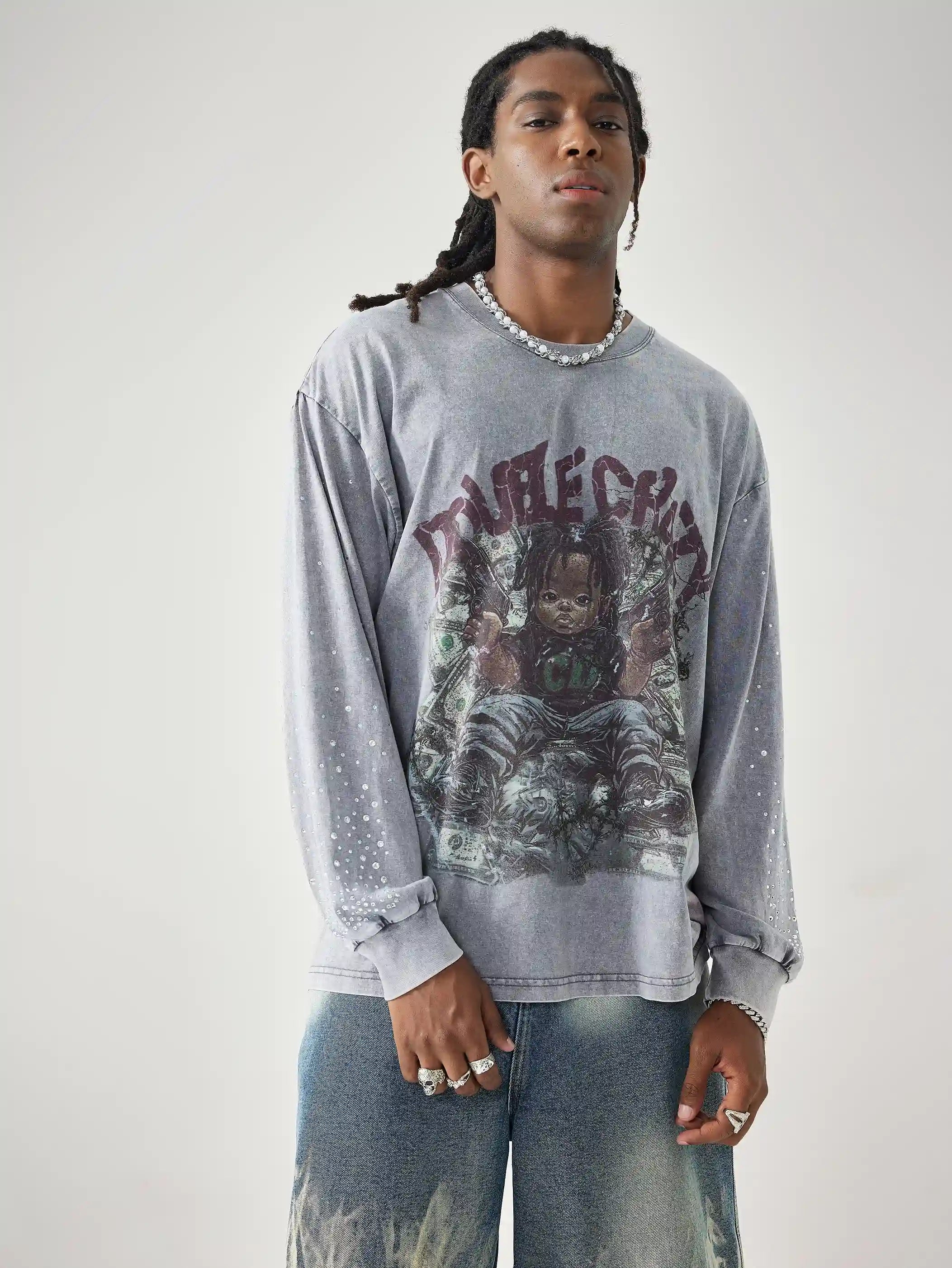 Cash Baby Street Long Sleeve T-shirt-144
