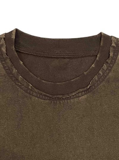 Vintage Cross Gemmed Grunge Tee-462