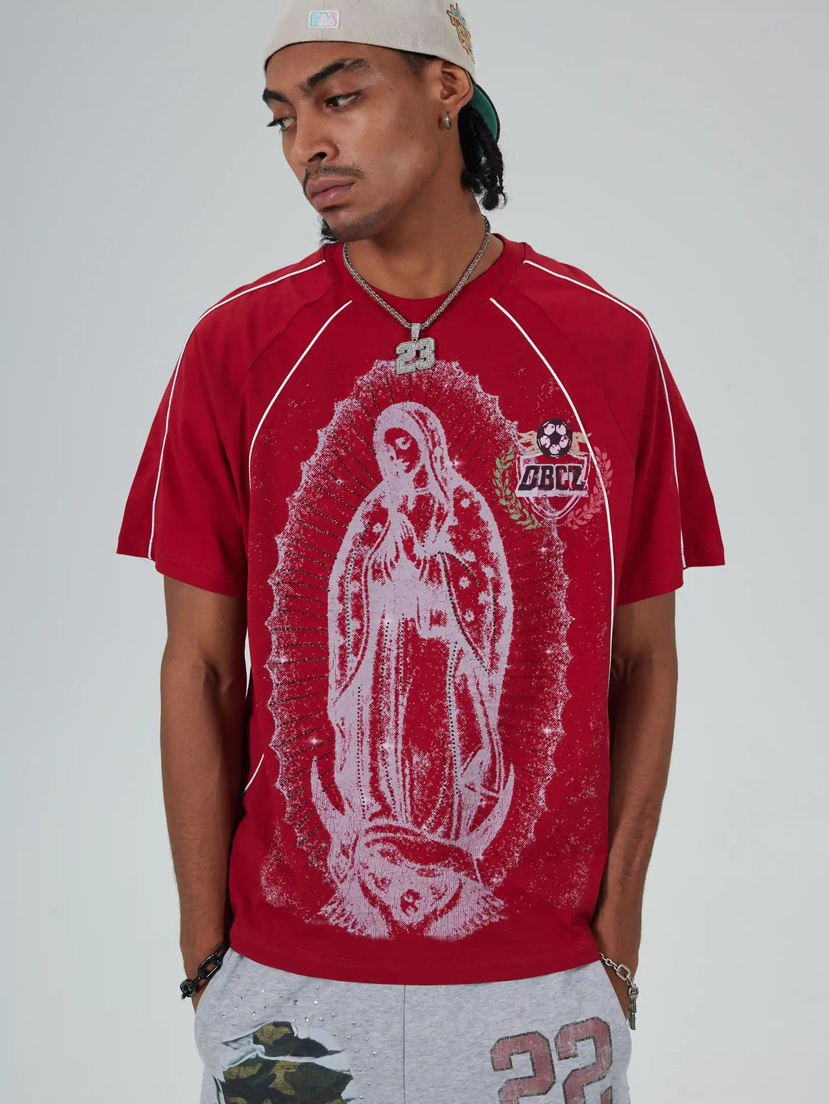 Iced Out Guadalupe Baggy Jersey-615