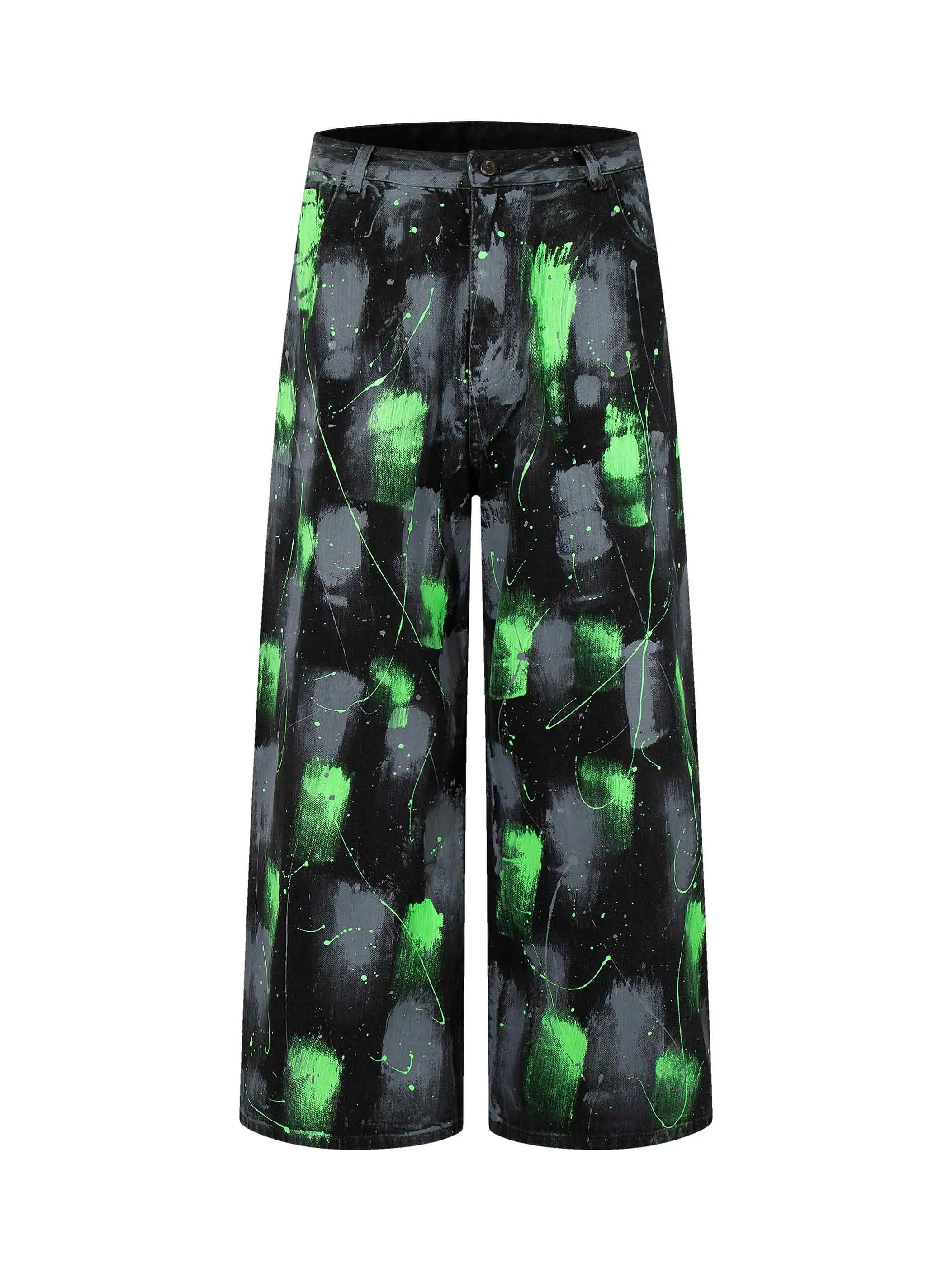 Neon Splash Trap Jeans-S1194