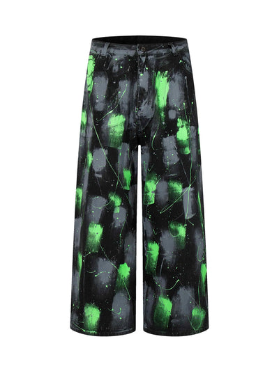 Neon Splash Trap Jeans-S1194