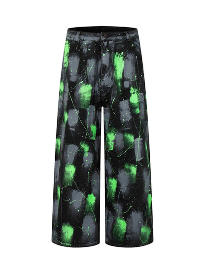 Neon Splash Trap Jeans-S1194