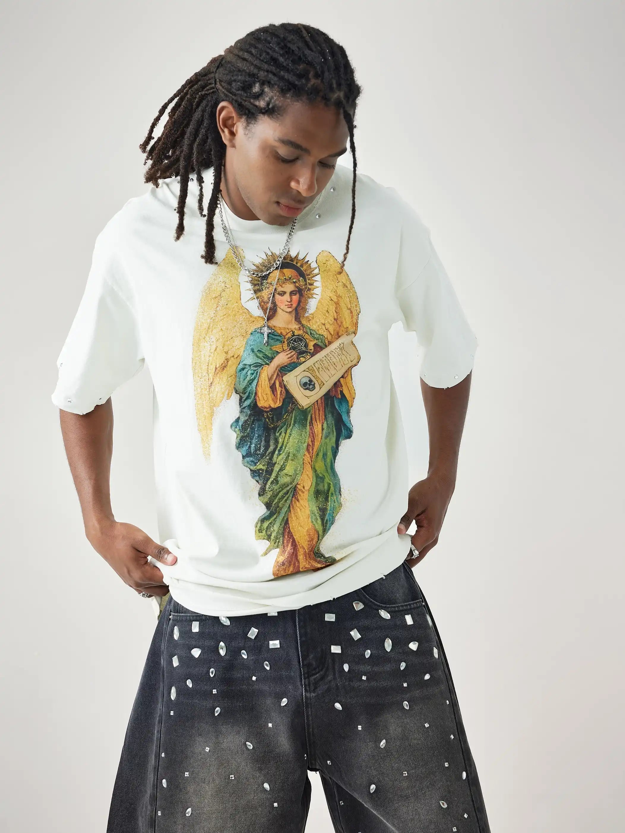 Revelation Angel Scroll T-shirt-169