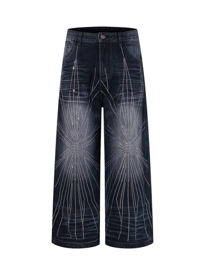 Crystal Ray Trap Jeans-S1193