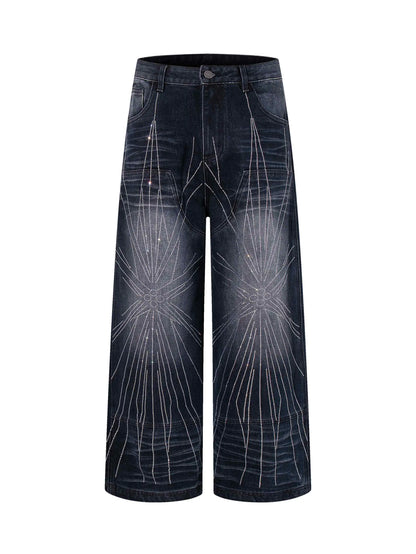 Crystal Ray Trap Jeans-S1193
