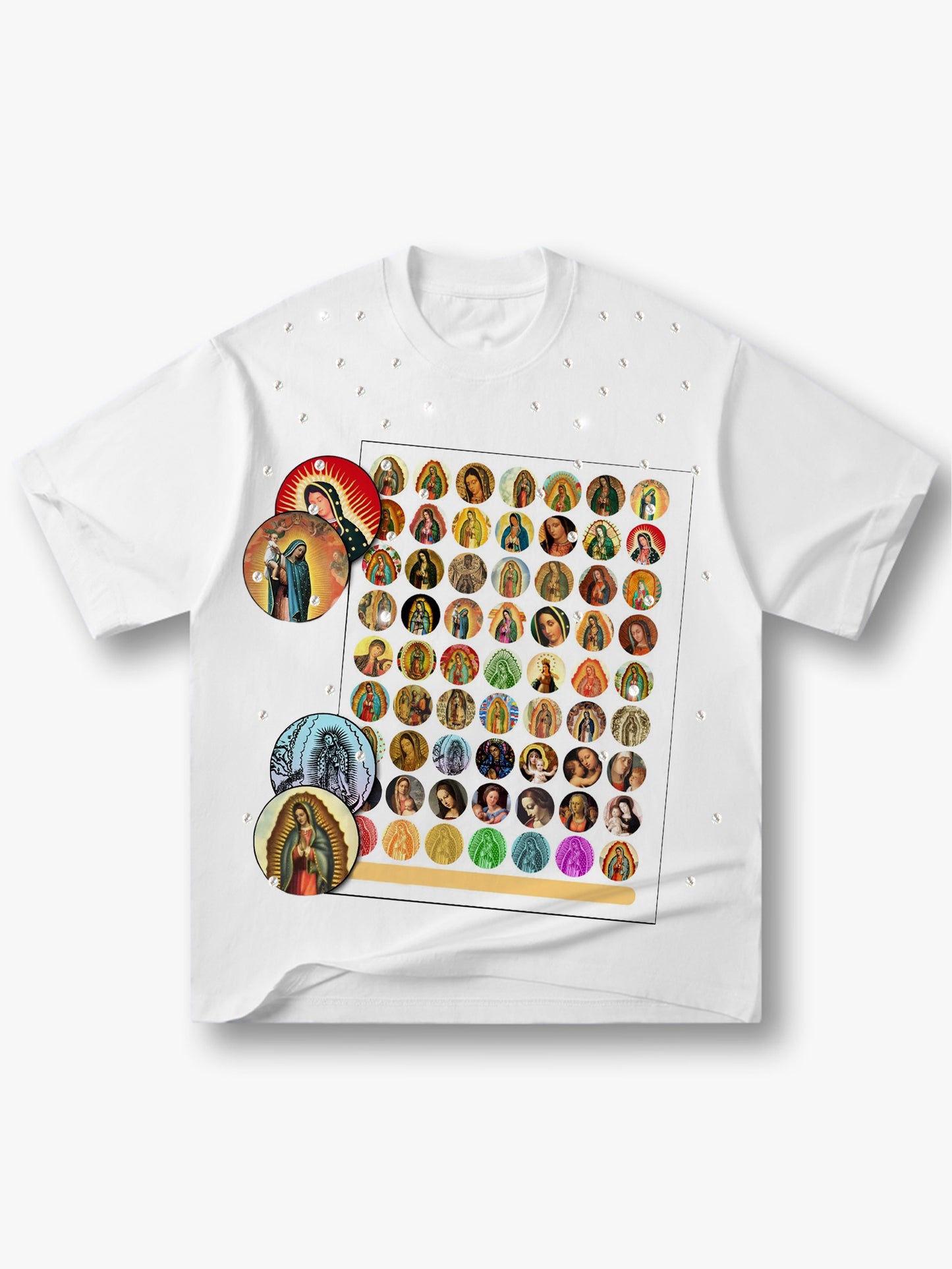 Virgin Mary Guadalupe T Shirt Catholic Saints Graphic Tee Religious Jesus Art Unisex-183