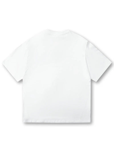 Trendy Studded Heart Devil Graphic T-Shirt-S140