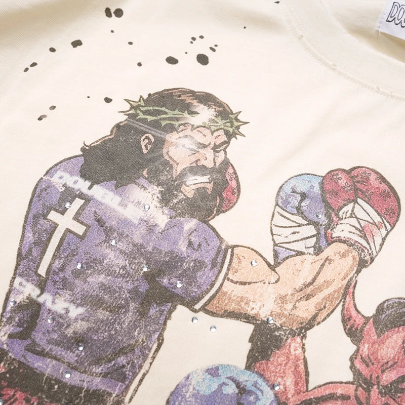 Vintage Painted Jesus L/S-712