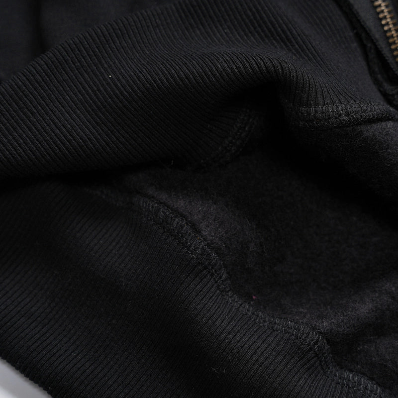 Sweat à capuche zippé à motif léopard délavé-752