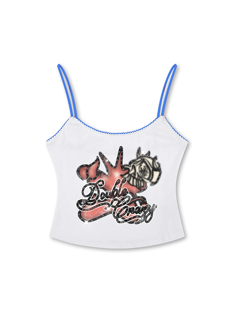 Rhinestone Skull Cami-700