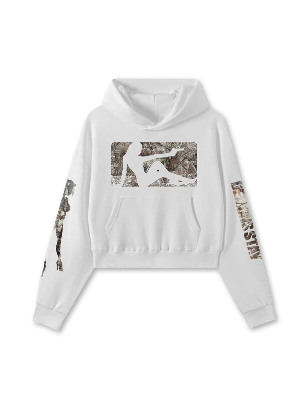 Sudadera corta con capucha Rogue Camo Girl-836