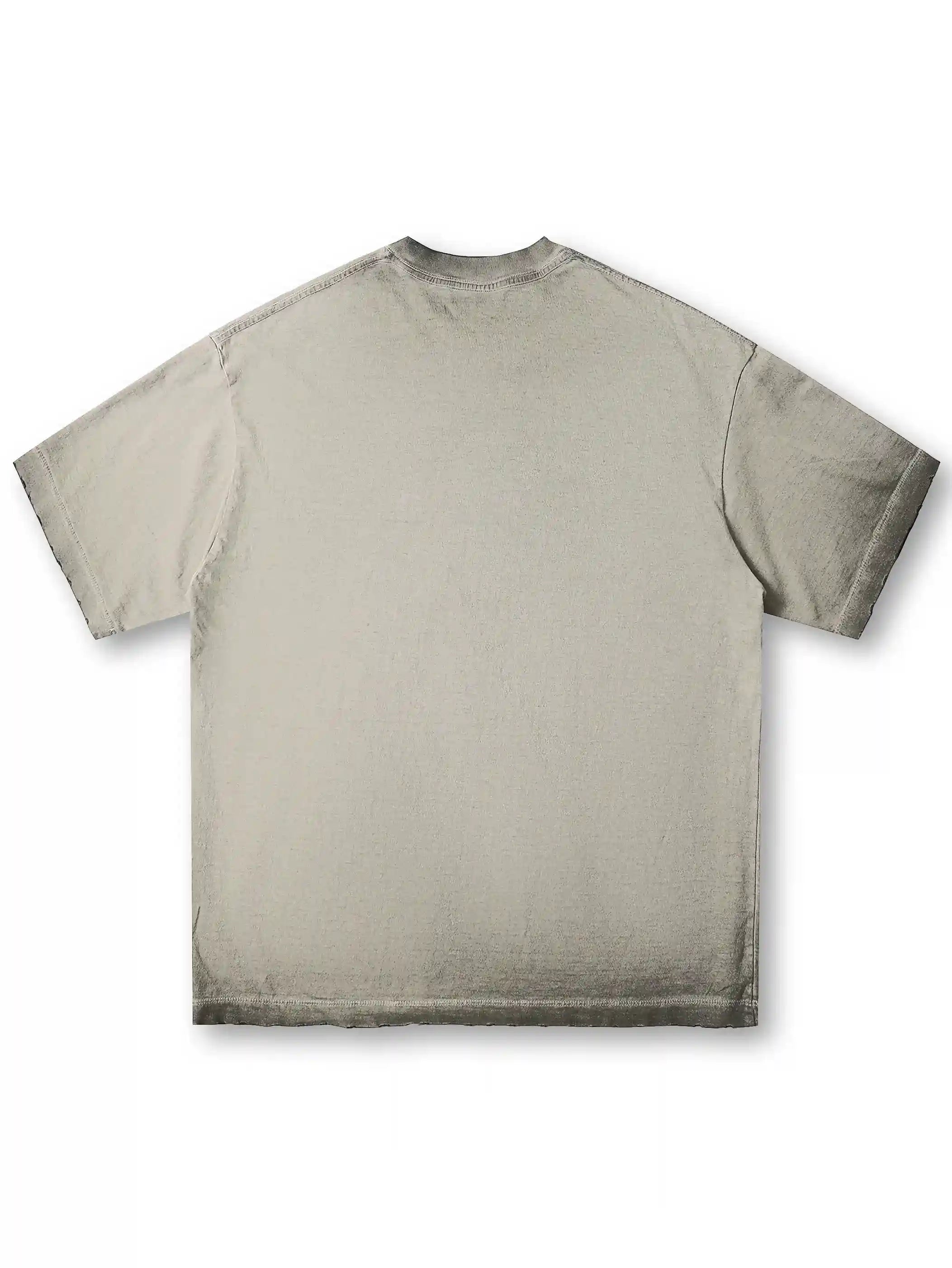 Camiseta de collage de estampas religiosas-173